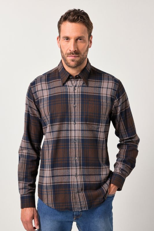 Check flannel shirt