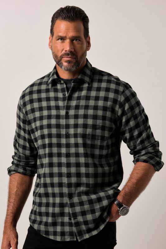 Check flannel shirt