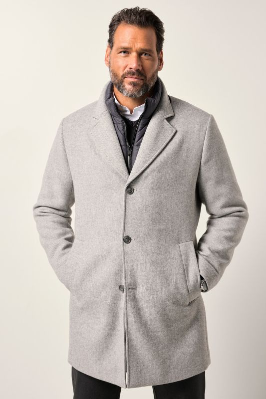 Wool-blend coat