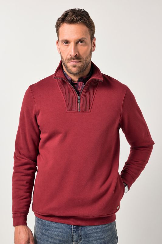 Half-zip sweatshirt