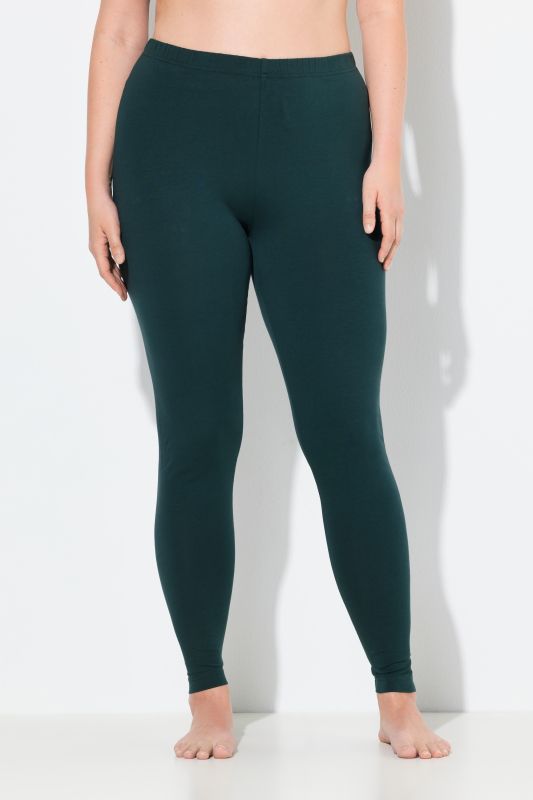 Basic Stretch Knit Ankle Length Leggings