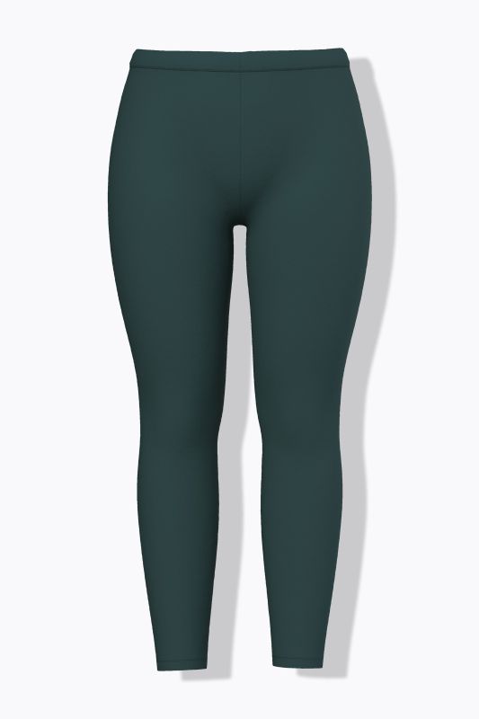 Basic Stretch Knit Ankle Length Leggings
