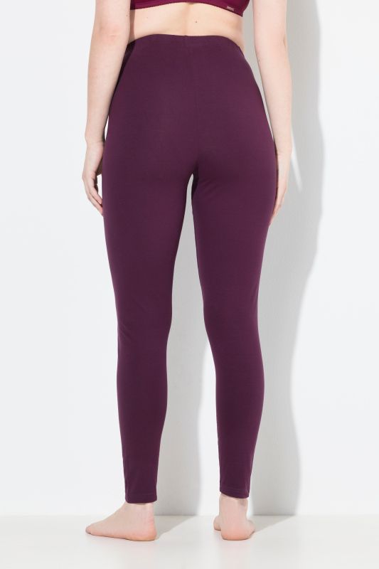 Basic Stretch Knit Ankle Length Leggings