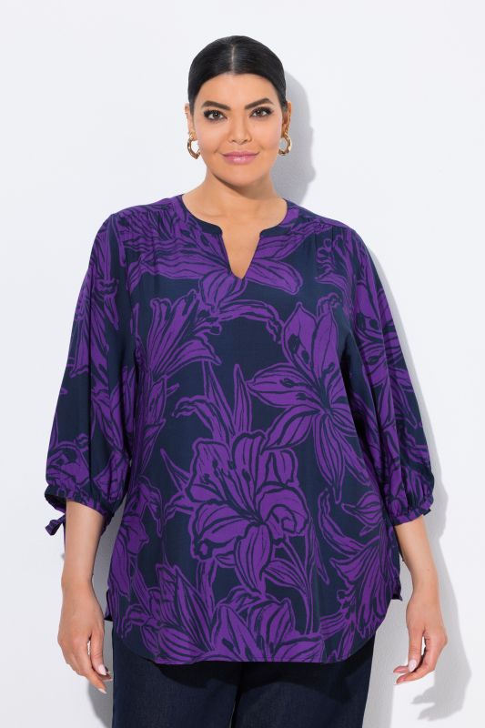 Lily Print Viscose Blouse