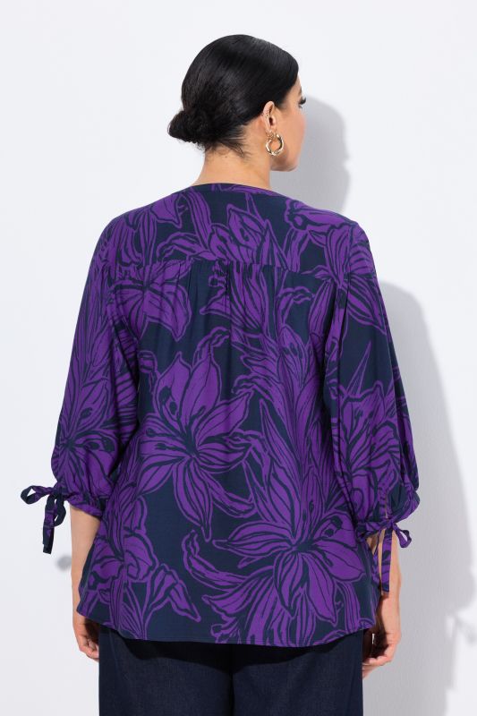 Lily Print Viscose Blouse