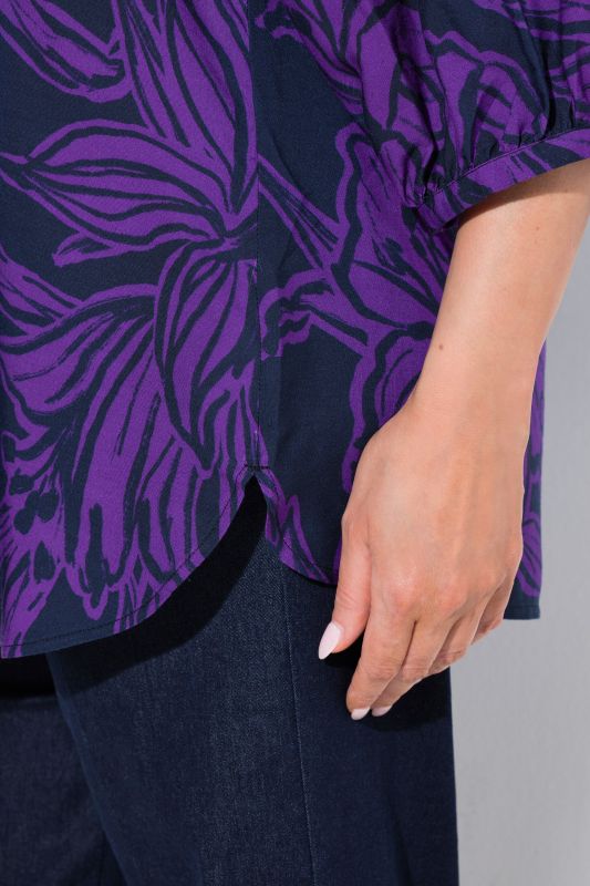 Lily Print Viscose Blouse