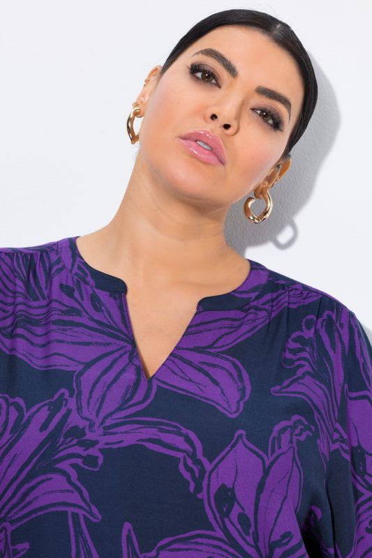 Lily Print Viscose Blouse