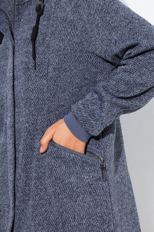Knit Fleece-Lined Jacket