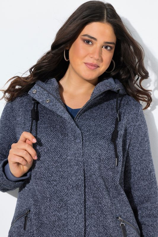 Knit Fleece-Lined Jacket
