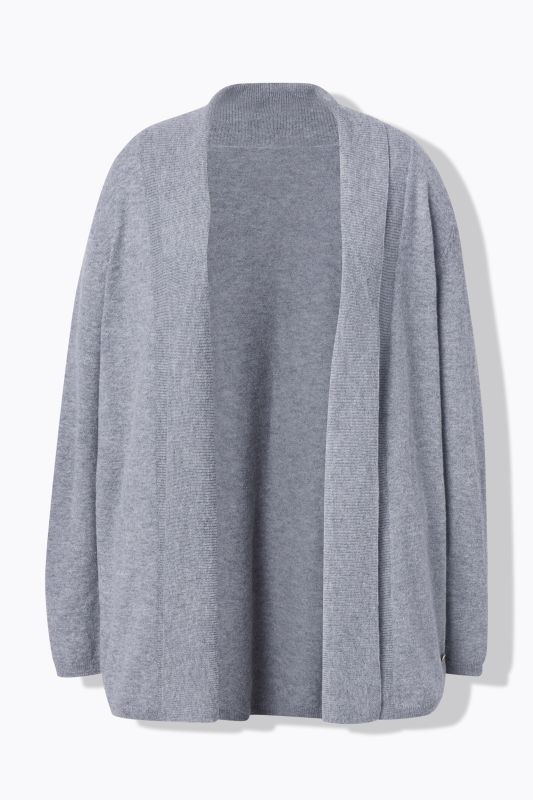 Merino Open Shape Shawl Collar Cardigan