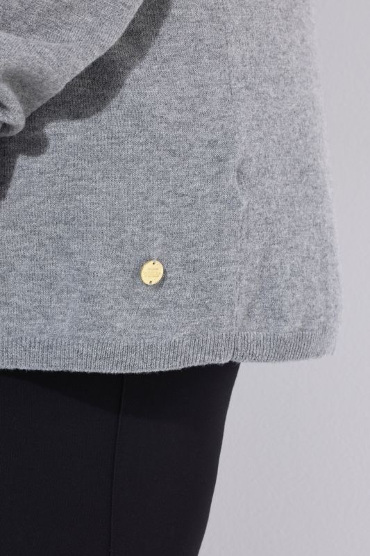 Merino Open Shape Shawl Collar Cardigan