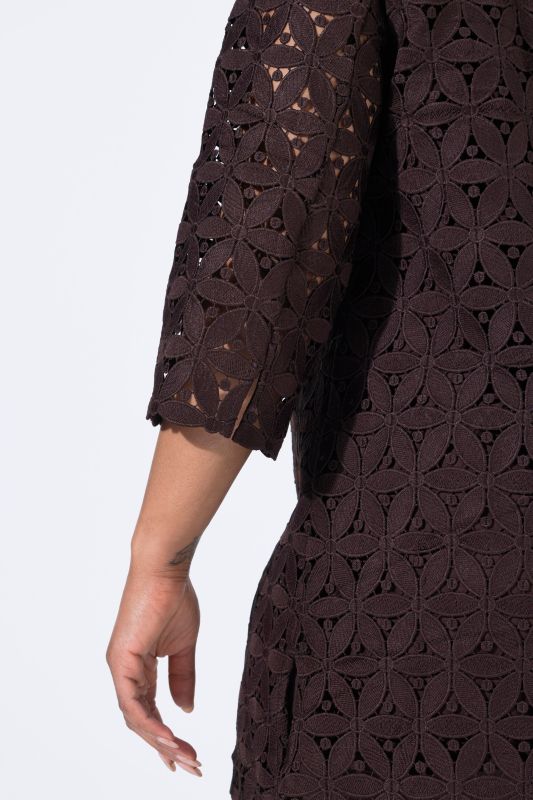 Broderie Anglaise 3/4 Sleeve Blouse