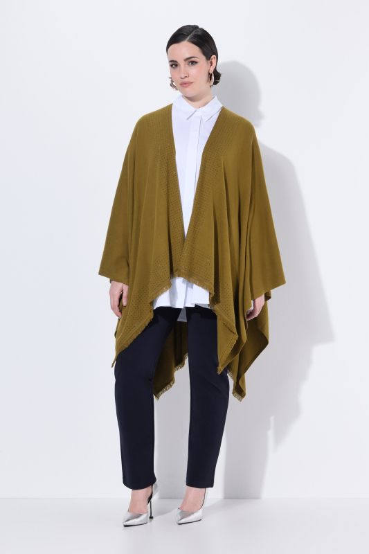 Sparkling Knit Poncho