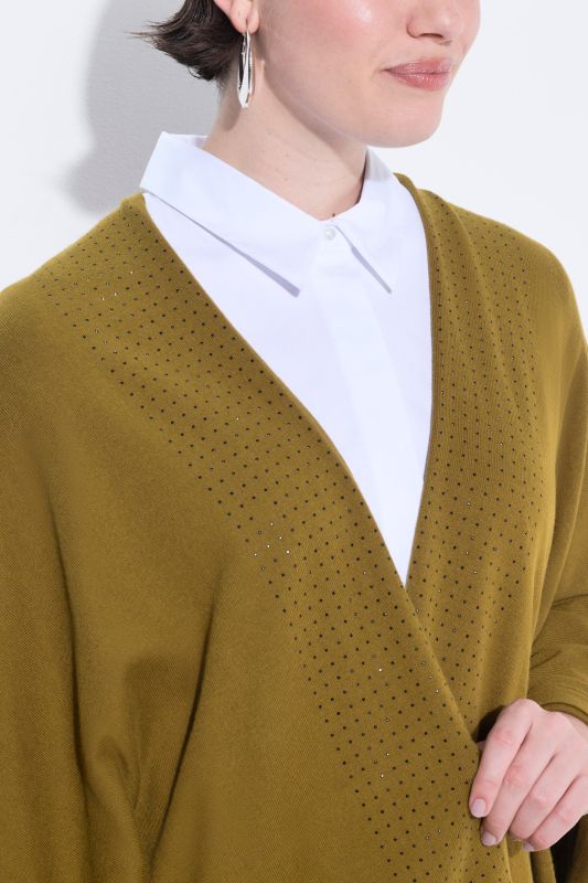 Sparkling Knit Poncho