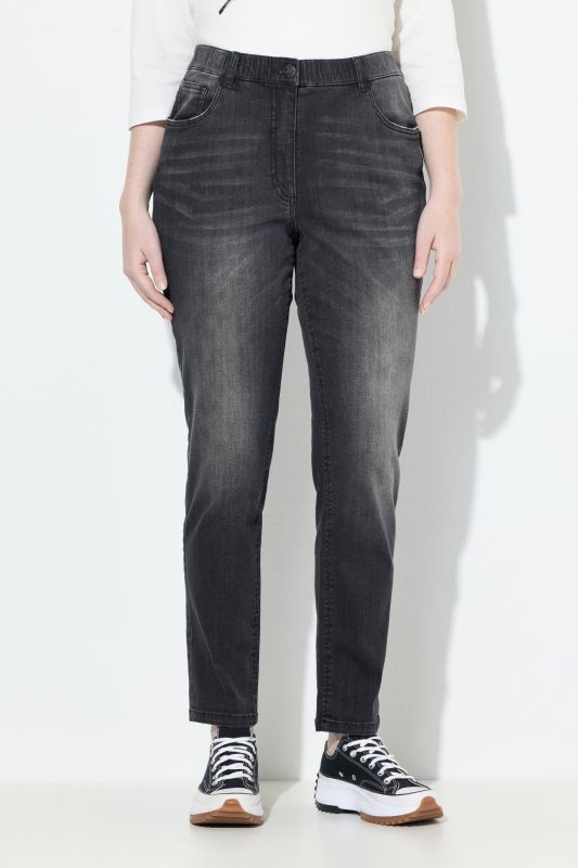 Vintage Wash Stretch Fit Jeans