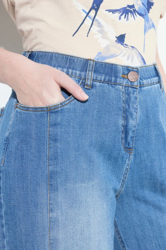 Extra Wide Leg Stretch Fit Jeans