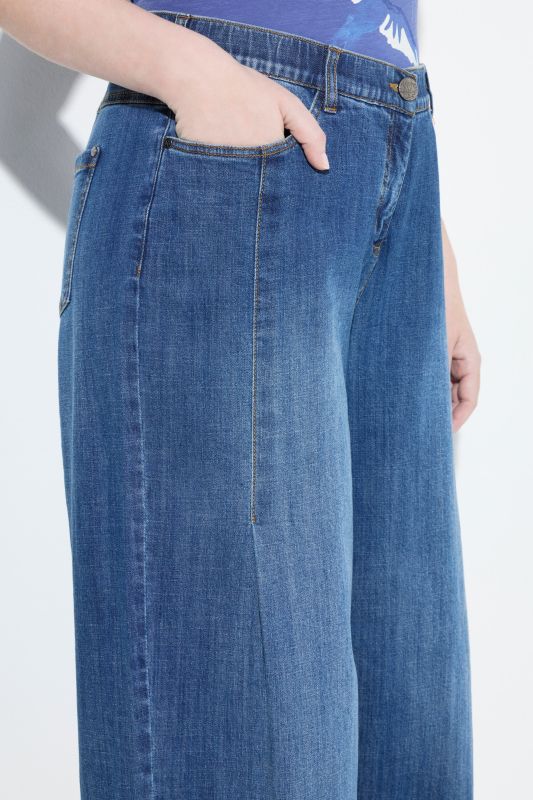Extra Wide Leg Stretch Fit Jeans