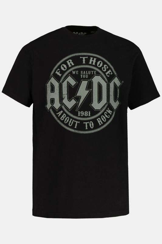 Large AC/DC Print Front Tee