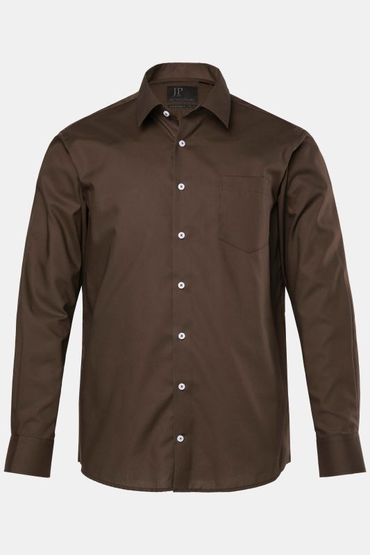 Shirt, business, non-iron, Kent collar, long sleeve, comfort fit, up to 8XL