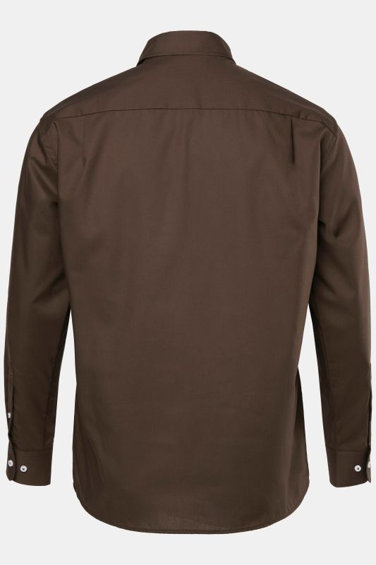 Shirt, business, non-iron, Kent collar, long sleeve, comfort fit, up to 8XL