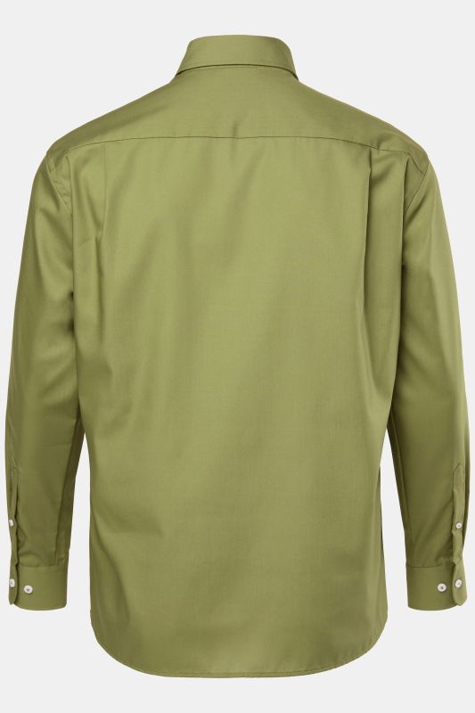 Shirt, business, non-iron, Kent collar, long sleeve, comfort fit, up to 8XL