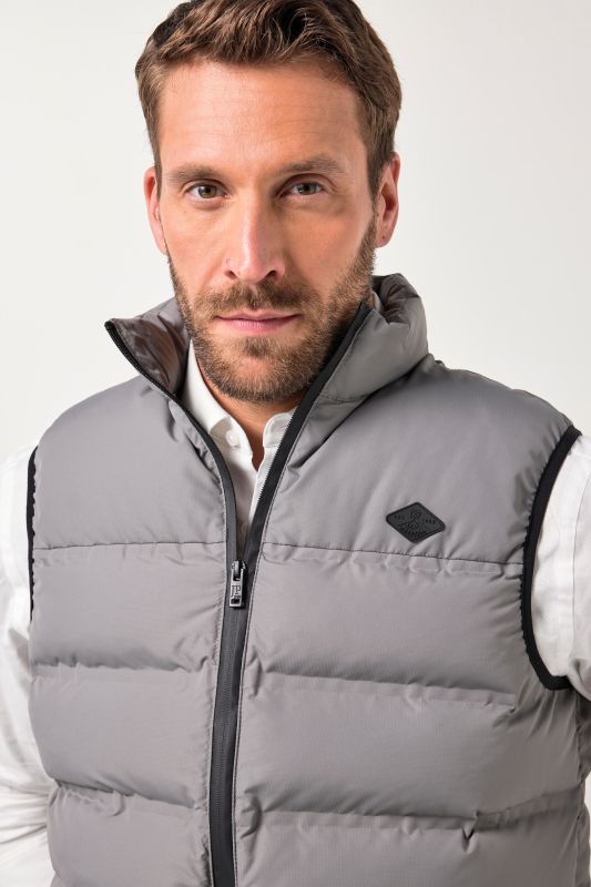 JP1880 quilted gilet, outdoor, stand-up collar, zip, up to 8 XL