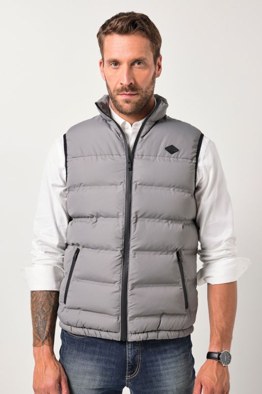 JP1880 quilted gilet, outdoor, stand-up collar, zip, up to 8 XL