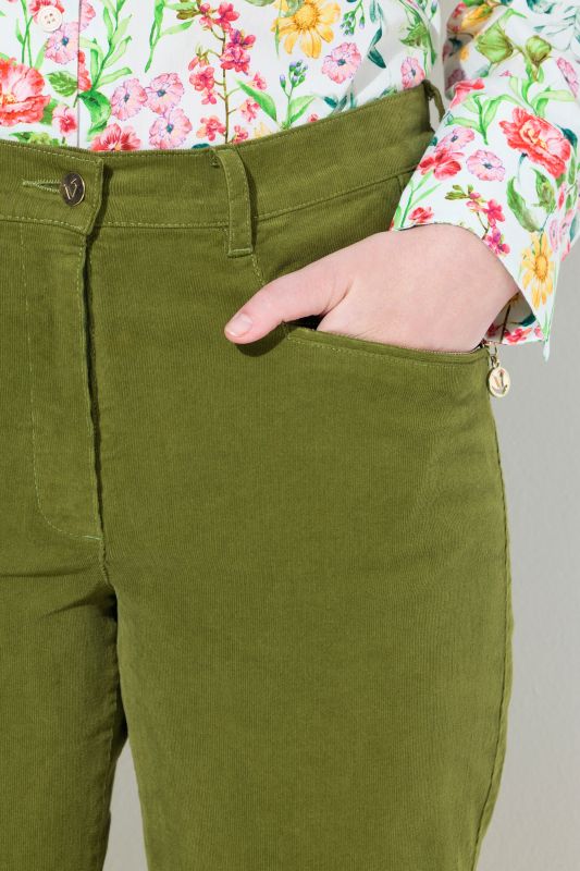 Mony Stretch Corduroy Zip Pocket Pants