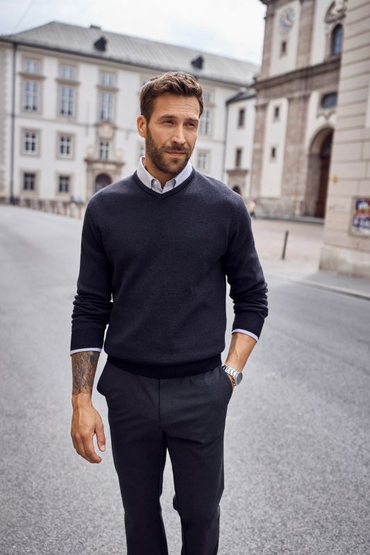 Sweater, cashmere touch fine knit