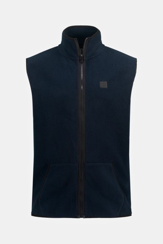 Fleece gilet stomach fit