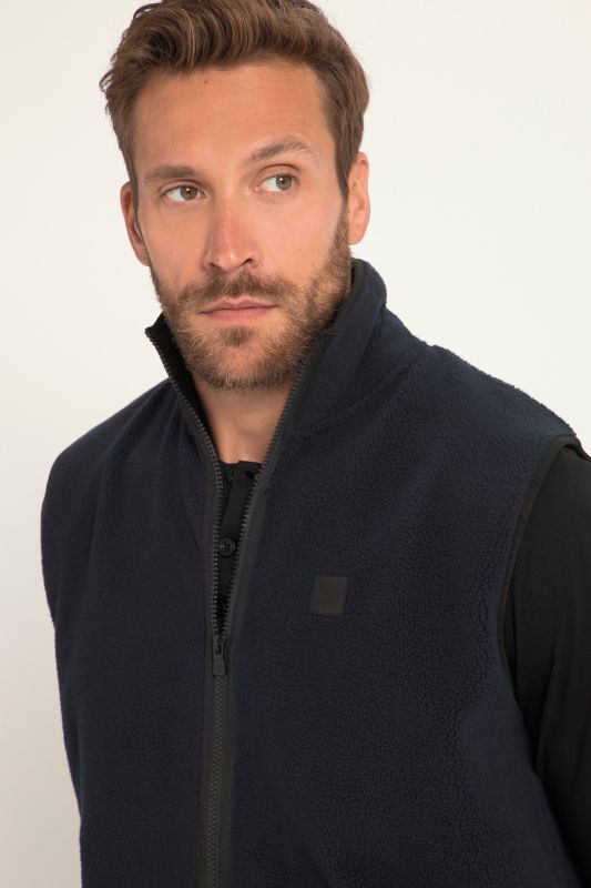 Fleece gilet stomach fit