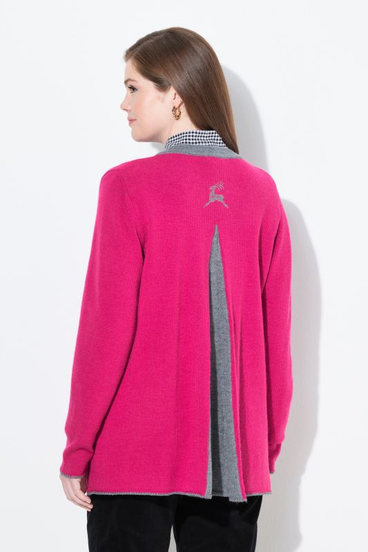 Traditional Button Front Long Sleeve Cardigan