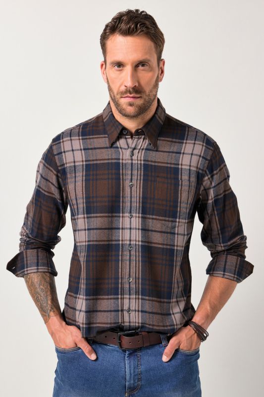Check flannel shirt