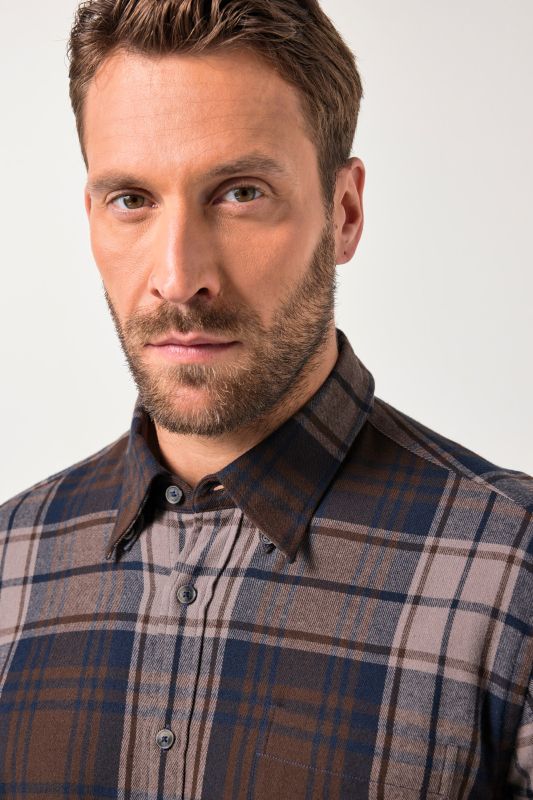 Check flannel shirt
