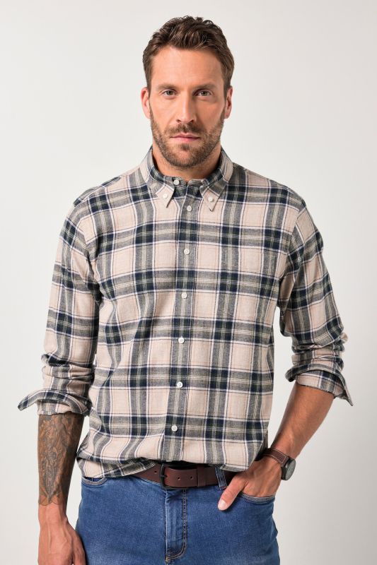 Check flannel shirt
