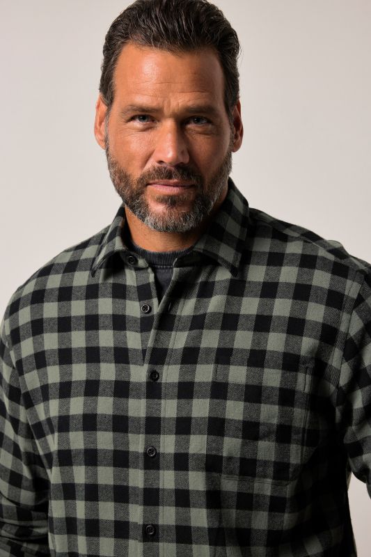 Check flannel shirt