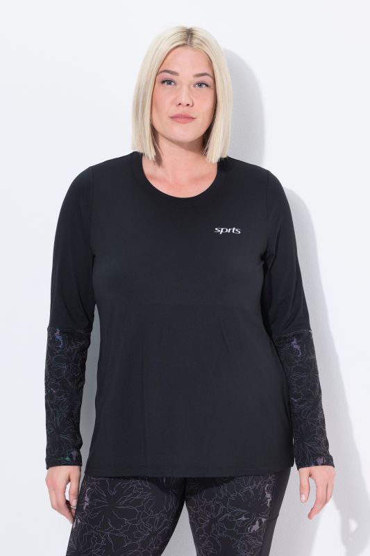 Quick Drying Long Sleeve Flower Print Tee
