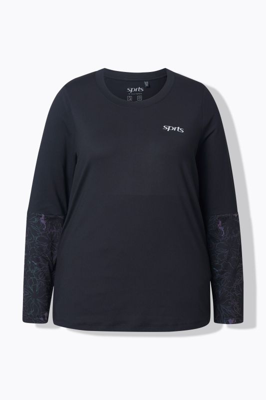 Quick Drying Long Sleeve Flower Print Tee