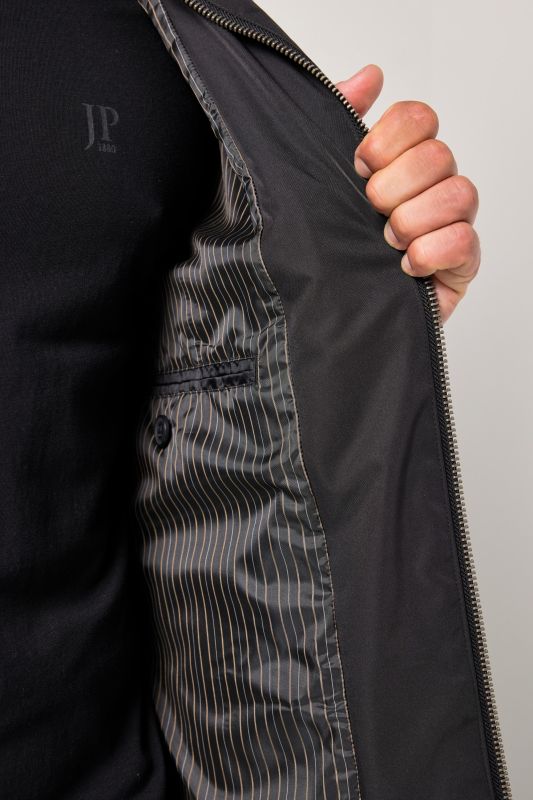 Wool look functional coat