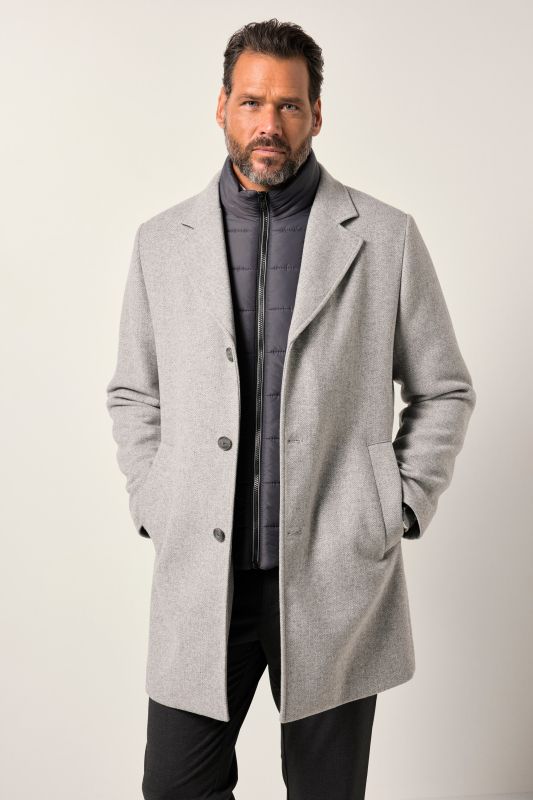 Wool-blend coat