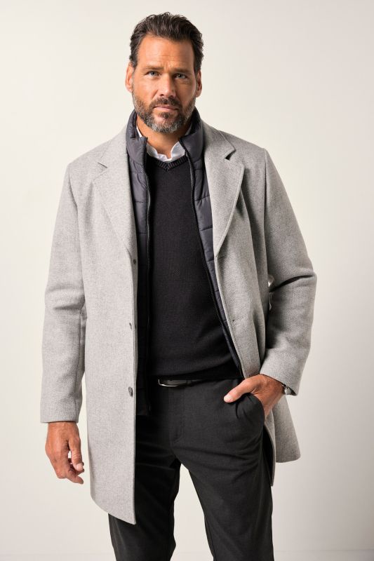 Wool-blend coat