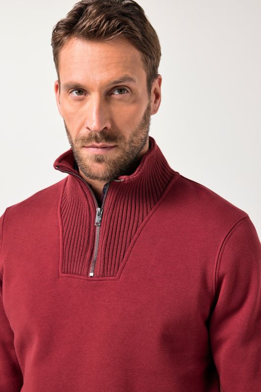 Half-zip sweatshirt