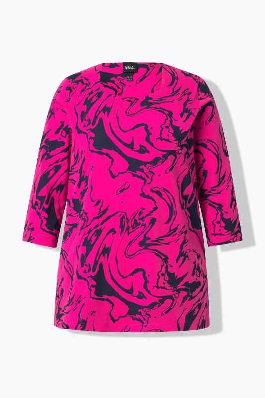 Marbled Sweetheart Neckline Tee