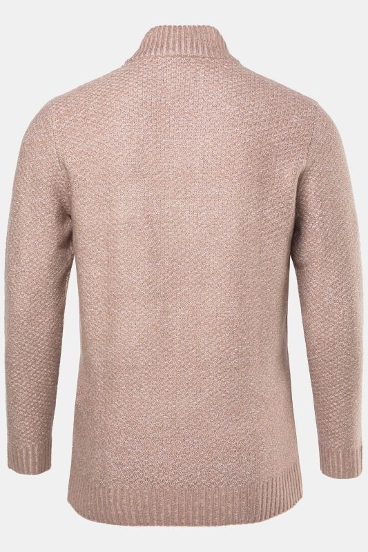 Knitted half-zip