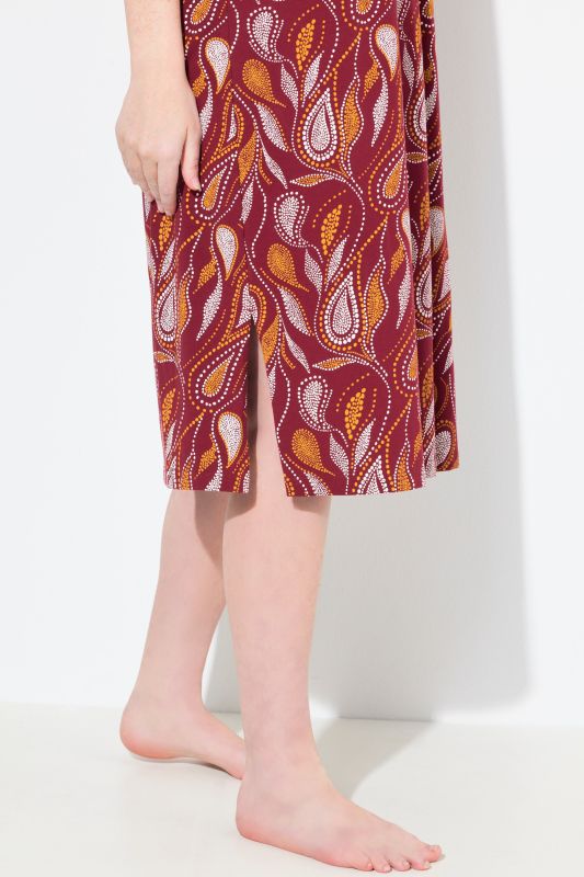 Eco Cotton 3/4 Sleeve Paisley Nightgown