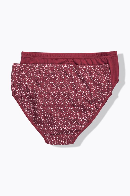2 Pack Eco Cotton Panties- Dot Print
