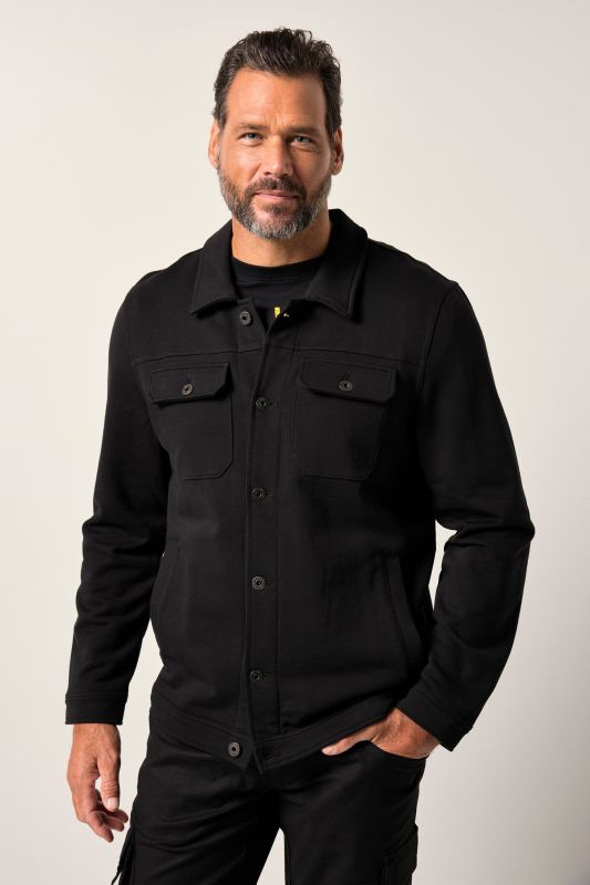 Trucker sweat jacket