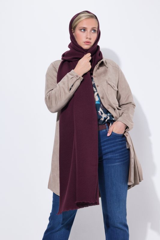 Pleated Lightweight Scarf