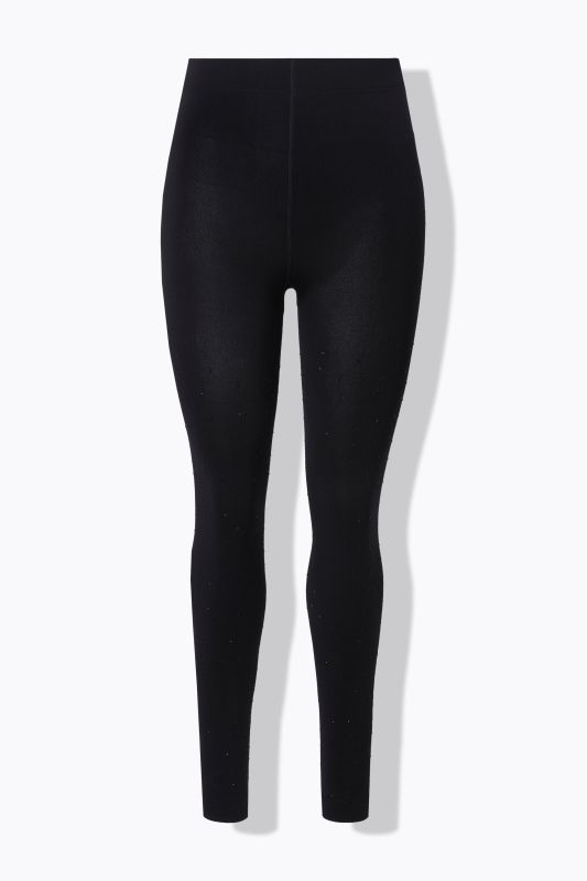 Rhinestone Studded Thermal Leggings