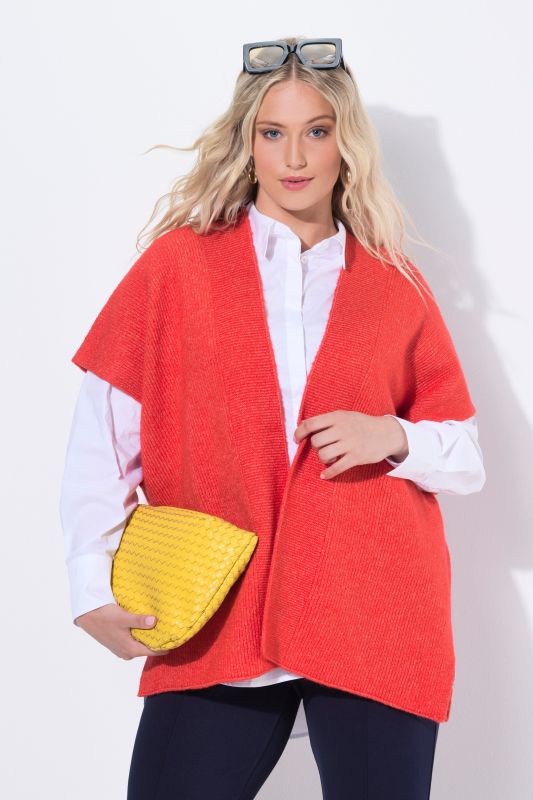 Ribbed Shrug Short Sleeve Cardigan